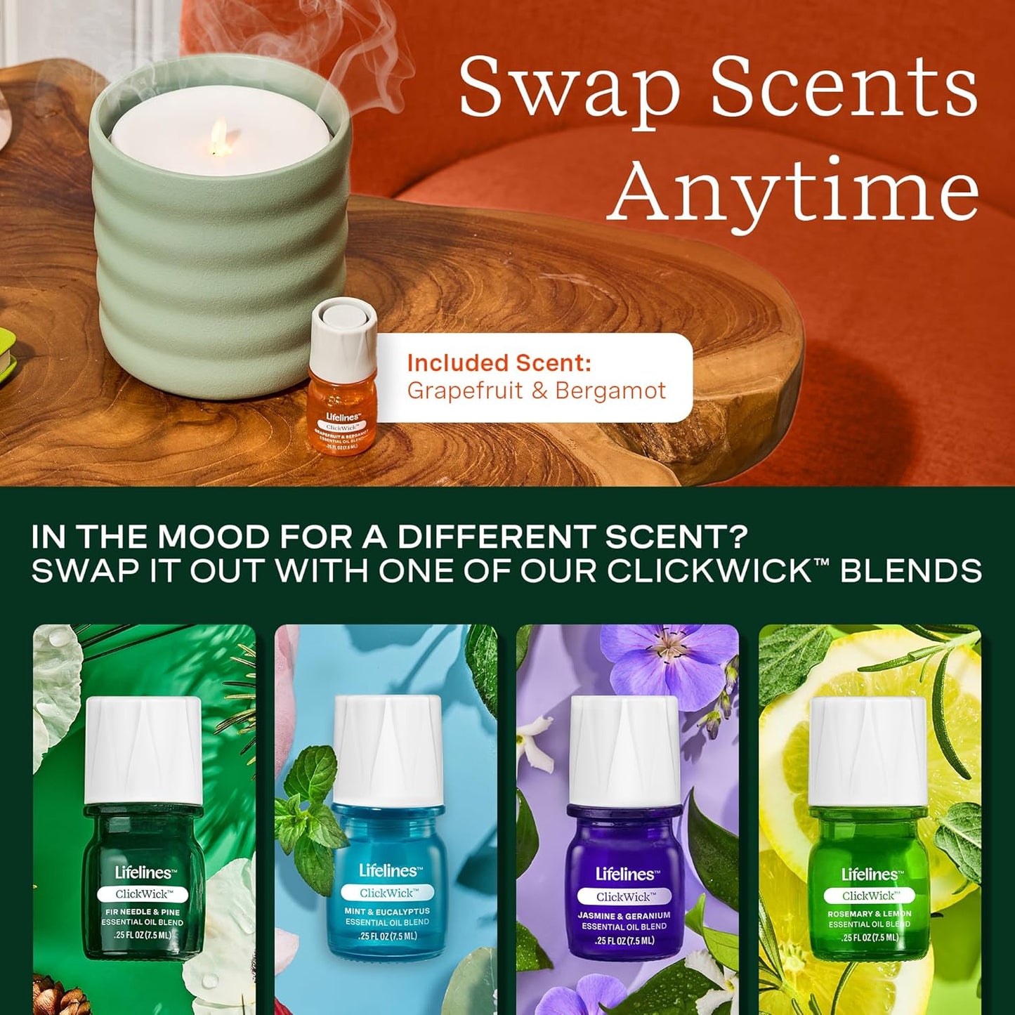 Flameless Candle Aroma Diffuser