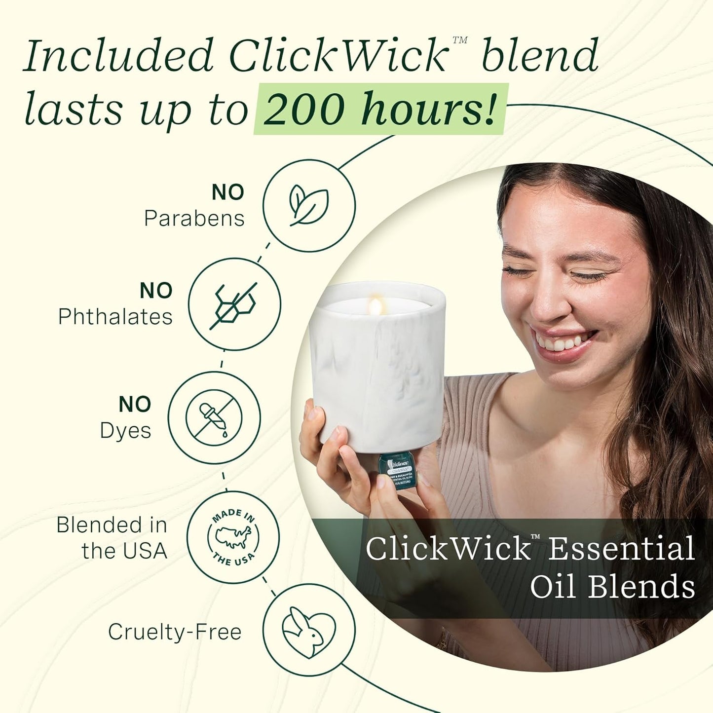 Flameless Candle Aroma Diffuser