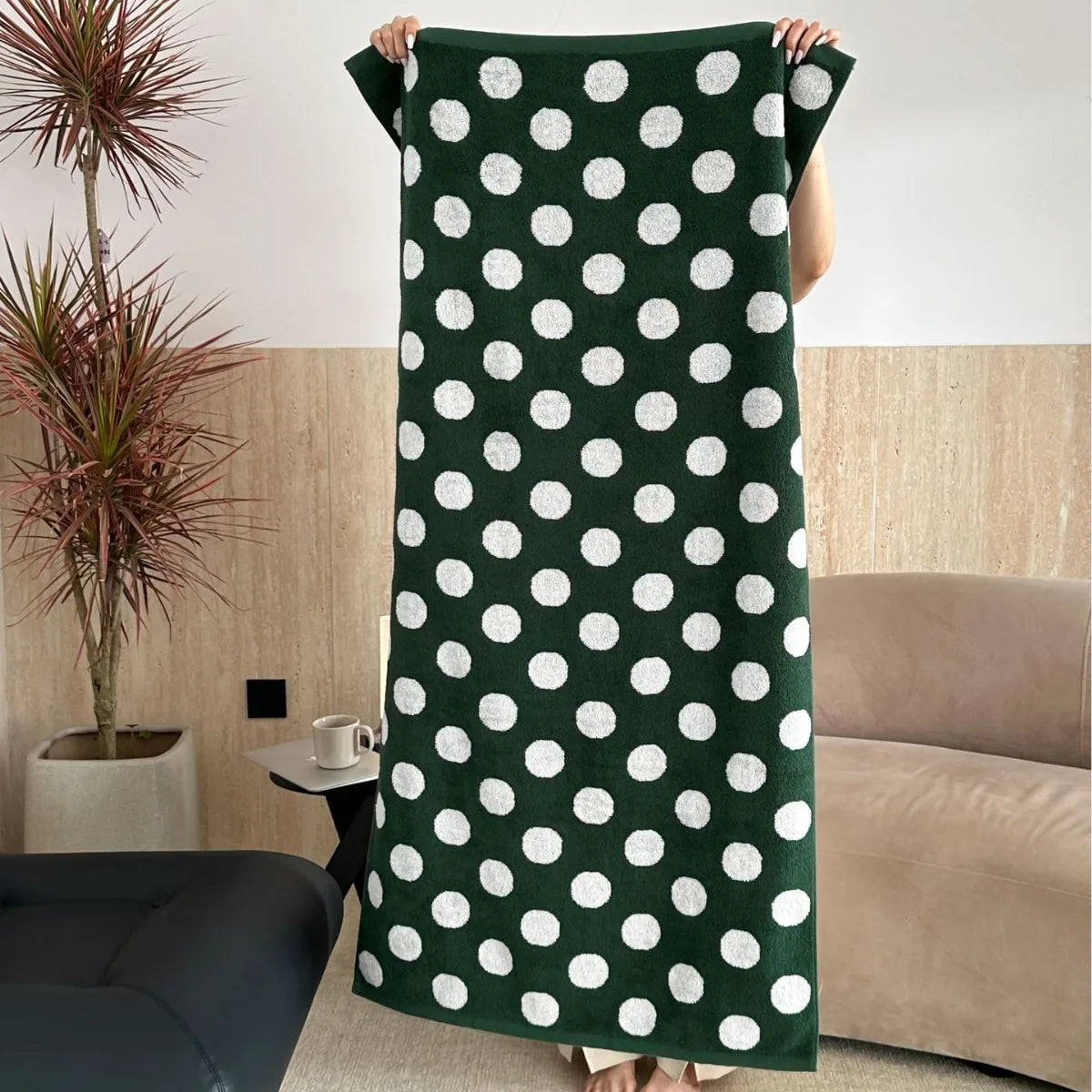 PolkaDot Cerclé | Organic Cotton Bath Towel