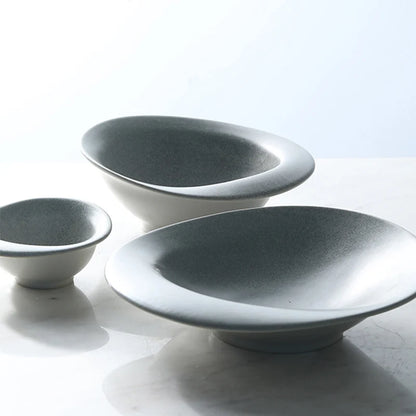 ZenStones | Japanese Plate & Bowl Set